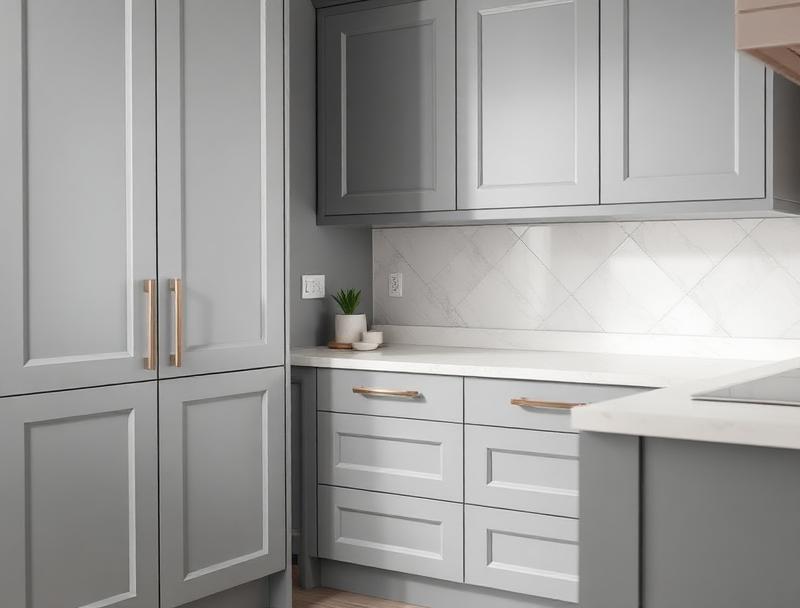 Modern Greys kitchen cabinets