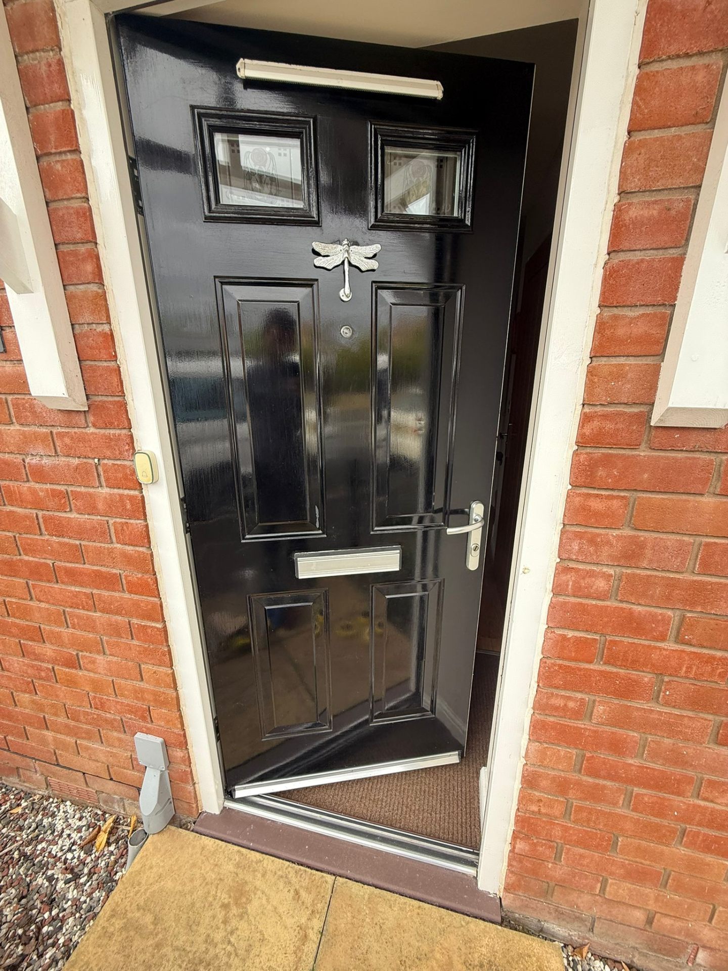 Jet Black sprayed uPVC example