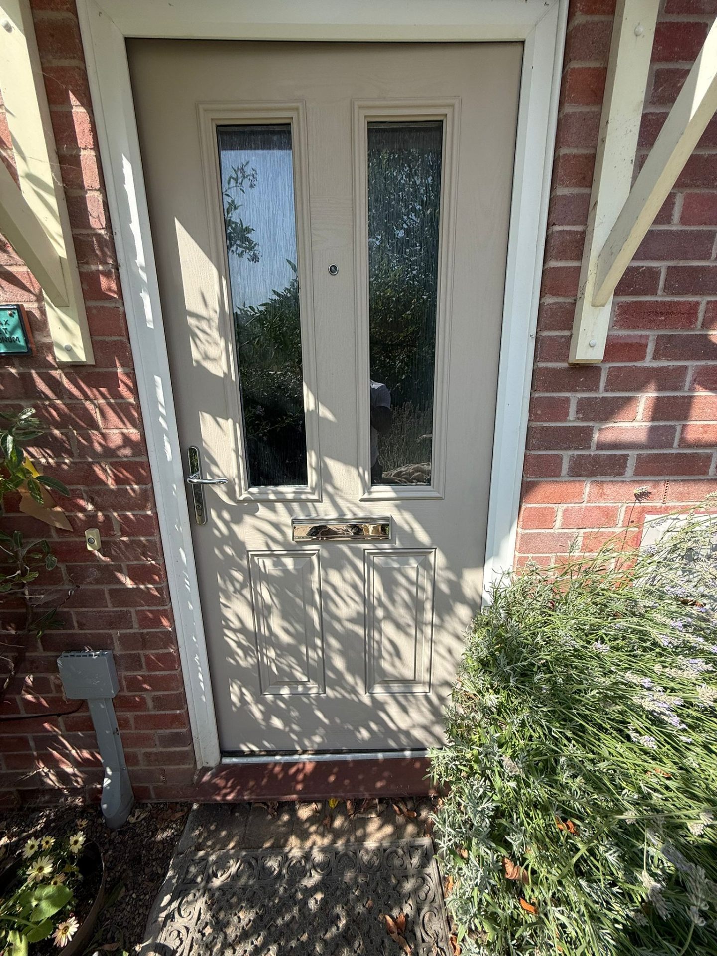 Cream / Off-White sprayed uPVC example