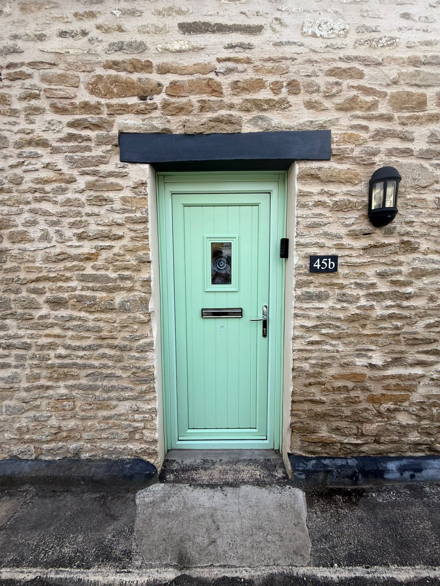 Sage Green sprayed uPVC example