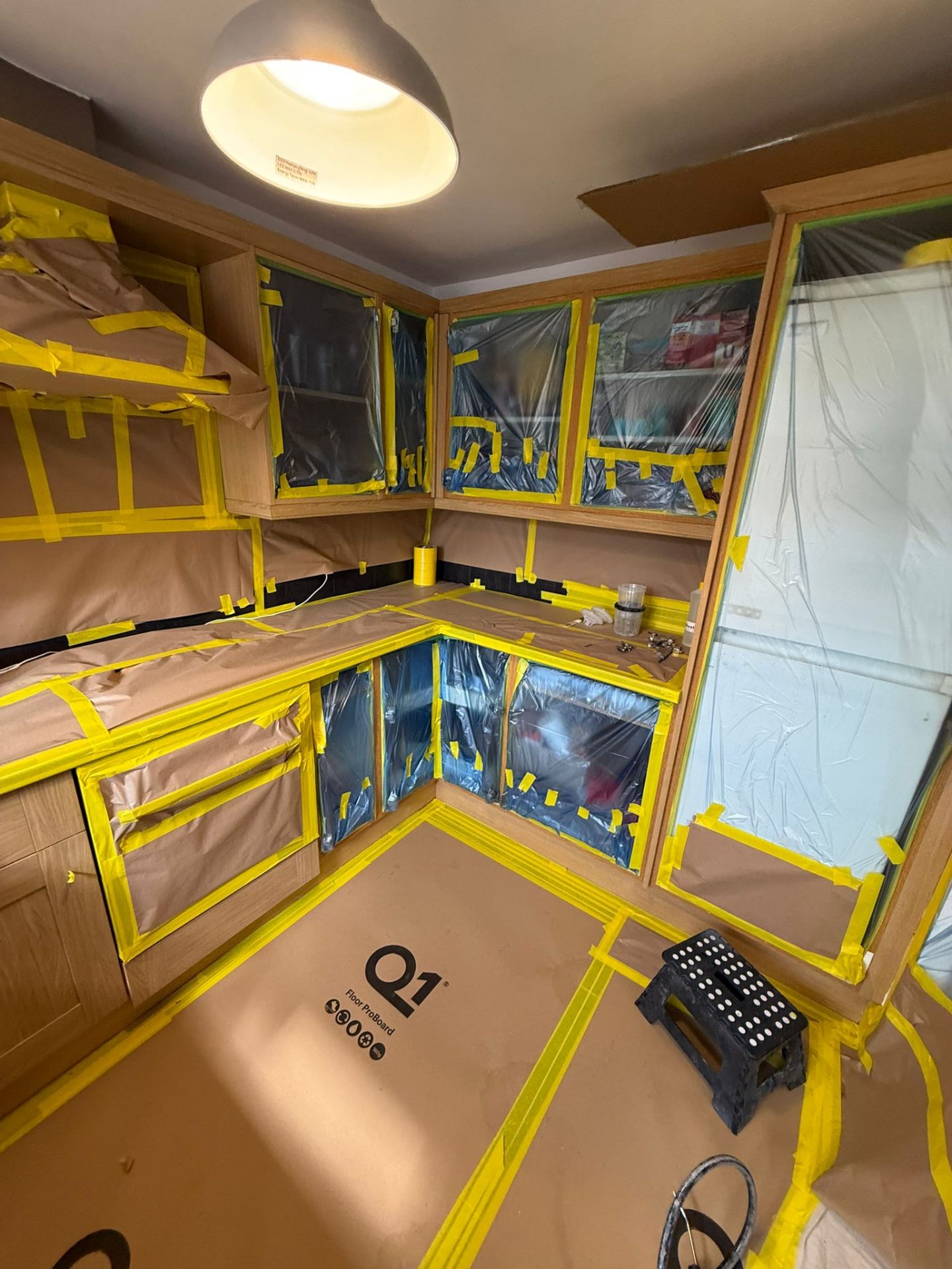 Kitchen spraying preparation